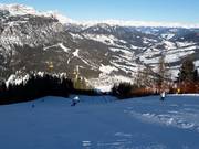 La parte superiore della discesa Gran Risa