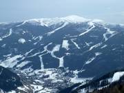 Vista sulle piste tra Kaiserburg e Maibrunn