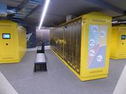 Deposito sci curato nel Kaprun Center