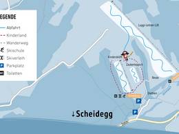 Mappa delle piste Luggi Leitner Lifte - Scheidegg