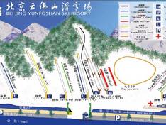 Mappa delle piste Yunfoshan