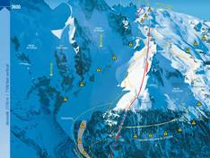 Mappa delle piste La Grave - La Meije