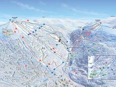 Mappa delle piste Saariselkä