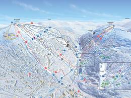Mappa delle piste Saariselkä
