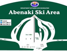 Mappa delle piste Abenaki