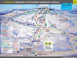 Mappa delle piste Silbersattel - Steinach