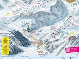 Mappa delle piste Pitztaler Gletscher (Ghiacciaio del Pitztal)