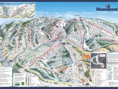Mappa delle piste Steamboat