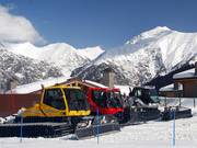 I gatti delle nevi garantiscono piste e tracciati da fondo perfettamente preparati.