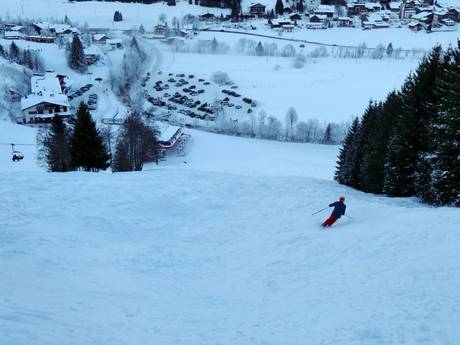 Comprensori sciistici per sciatori esperti e freeriding Tannheimer Tal – Sciatori esperti, freerider Wannenjoch/Rohnenspitze – Schattwald/Zöblen