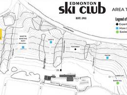 Mappa delle piste Edmonton Ski Club