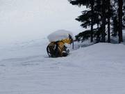 Cannone da neve nell'Hausbergarena