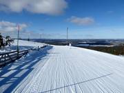 Pista facile R.1 in direzione di Levi Village