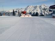 Le piste vengono preparate