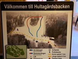 Mappa delle piste Hultagärdsbacken - Torup