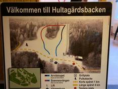 Mappa delle piste Hultagärdsbacken - Torup
