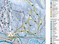Mappa delle piste Pin Rouge