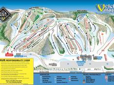 Mappa delle piste Welch Village