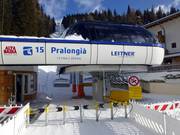 Pralongiá - 6pers.| Seggiovia ad alta velocità (agganc.autom.)