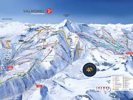 Mappa delle piste Le Grand Domaine - Valmorel/Doucy/Celliers/St François Longchamp