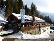 Schi Alm Andreasstüberl alla stazione a valle a Bayrischzell