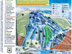 Mappa delle piste Antelope Butte