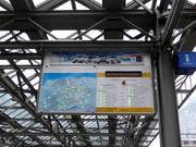 Pannello informativo presso la stazione a valle a Lauterbrunnen