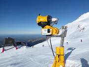 Cannone da neve ad alte prestazioni al Mt. Hutt