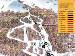 Mappa delle piste Chiomonte Frais