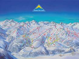 Mappa delle piste Serfaus-Fiss-Ladis