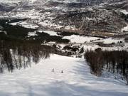 Pista a gobbe fino a valle