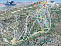 Mappa delle piste Blue Knob