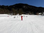 Lezione di sci a valle presso lo skilift Ahonrlift