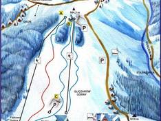 Mappa delle piste U Steni - Gliczarów Górny