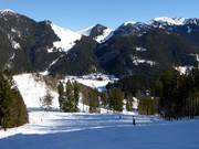 Vista dallo Stümpfling sul Spitzingsee e Taubenstein