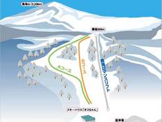 Mappa delle piste Chokai Okojoland
