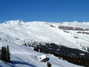 Vista dal Crap Sogn Gion verso Cassons