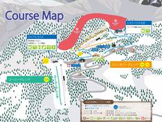 Mappa delle piste Asahi Shizen