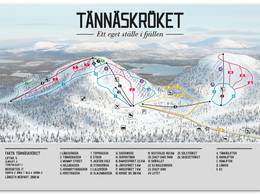 Mappa delle piste Tännäskröket