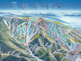Mappa delle piste Angel Fire
