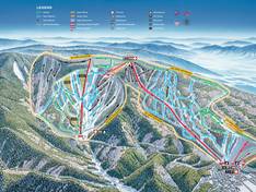 Mappa delle piste Angel Fire