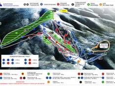 Mappa delle piste Adzhigardak
