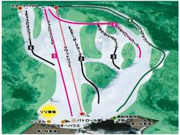 Mappa delle piste Chokai Kogen Yashima