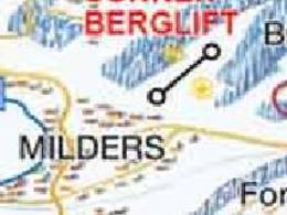 Mappa delle piste Sonnenberglift - Milders