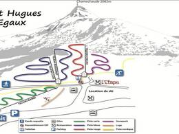 Mappa delle piste Les Égaux