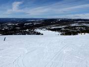 Vista lungo la Västbacken fino a valle