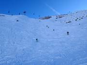 Pista molto ripida, non preparata: Obere Böden Kletterwand