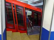 La funicolare viene pulita ogni sera.