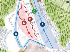 Mappa delle piste Hemlingbybacken - Gävle