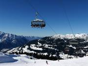 Seebliga Bahn - 8pers.| Seggiovia ad alta velocità (ad agganc. autom.) con cupola di prot. e riscald. sedile